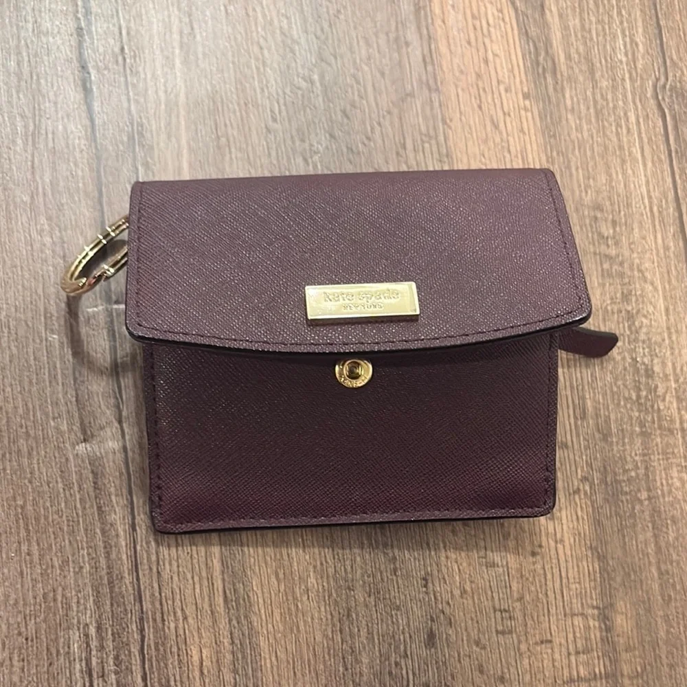 kate spade‎ | Plum Leather Wallet Classic Design